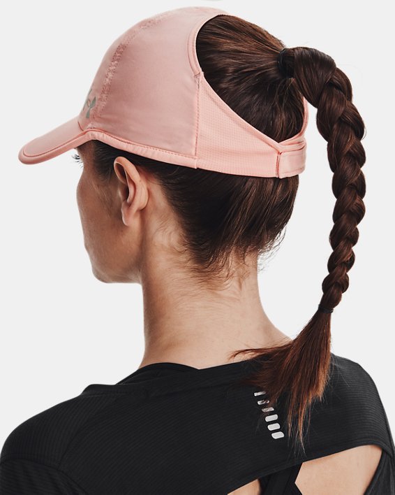 Women's UA Iso-Chill Launch Wrapback Cap, Pink, pdpMainDesktop image number 2